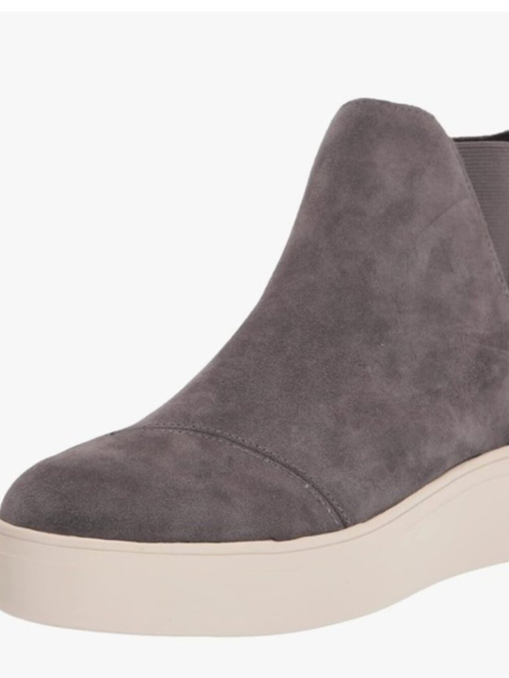 Toms Women's Jamie Sneaker. Pavement gray. Wedge heel. Size 6.5